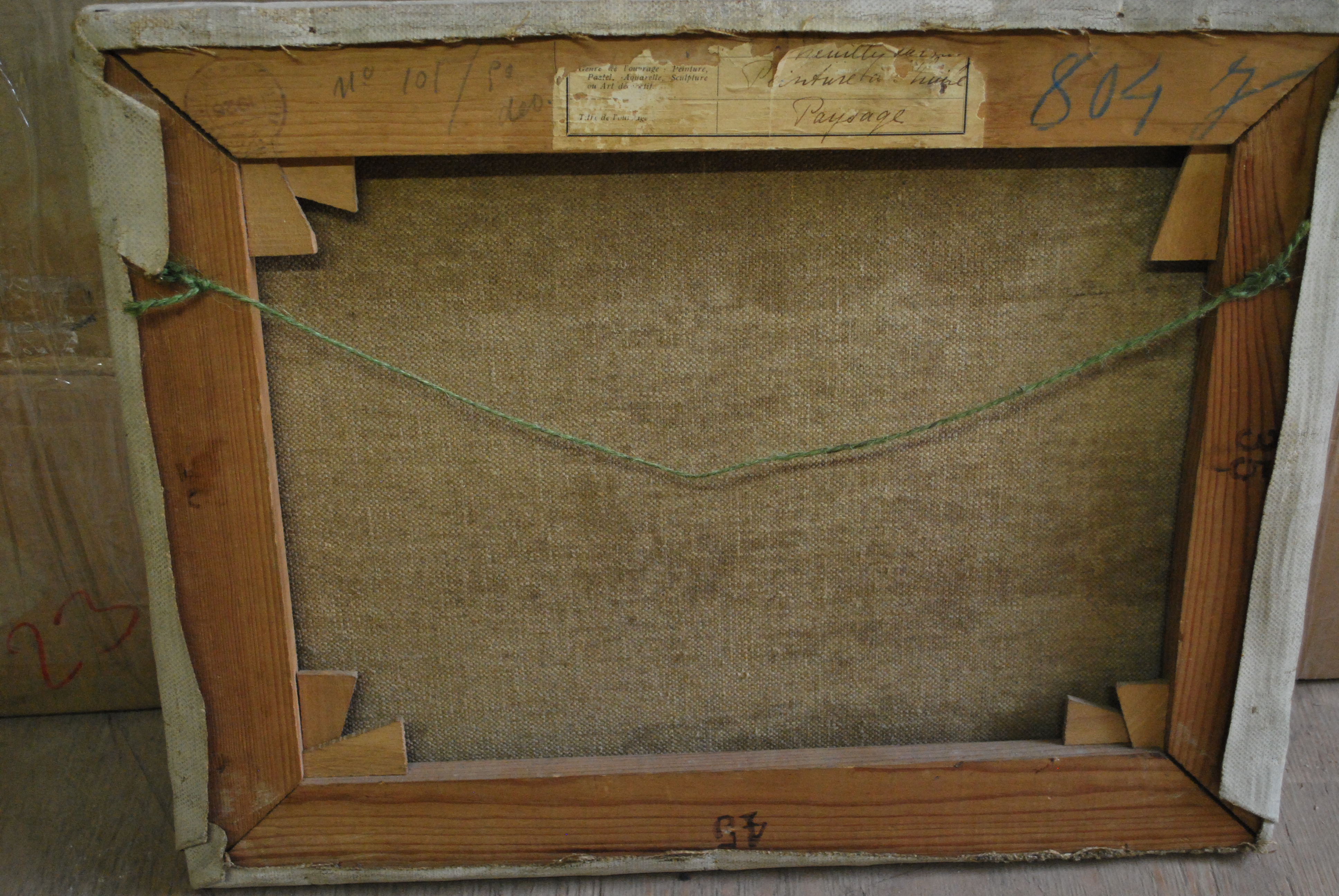 Niet of onleesbaar gesigneerd - Frans dorpsgezicht 1926 kopen? Bied vanaf 1!