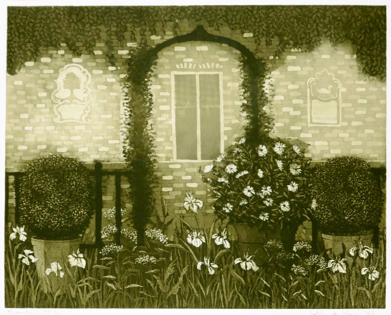 Laetitia de Haas - Ets, Museumtuin kopen? Bied vanaf 1!