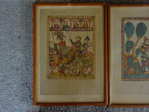 Niet of onleesbaar gesigneerd - Middeleeuws Minnesangers kopen? Bied vanaf 1!