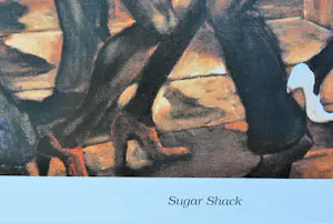 Ernie Barnes - Sugar Shack (Marvin Gaye), Sérigraphie signée, 2002 kopen? Bied vanaf 300!