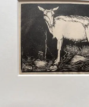 Jan Mankes - Originele Heliogravure Geit 1923 kopen? Bied vanaf 125!