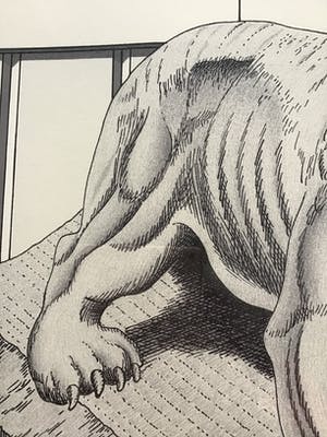 Marinus Fuit - Litho , gebeeldhouwde leeuw, gesigneerd en ingelijst kopen? Bied vanaf 75!