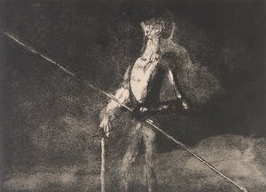 Luis Filcer - Droge naald ets, Don Quijote kopen? Bied vanaf 1!