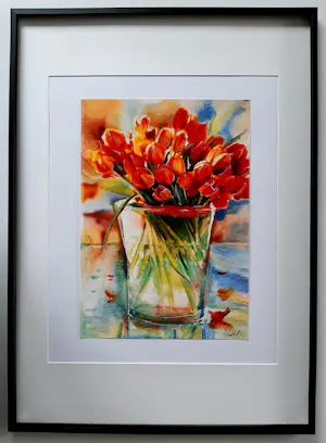 Elva Polyakova - Tulpen in vaas kopen? Bied vanaf 50!