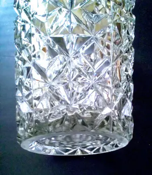 August Walther & Sohne AG - Diamant geslepen kristallen vaas kopen? Bied vanaf 50!