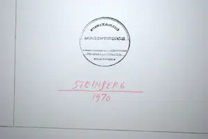 Saul Steinberg - 2x: boek & lithografische expo-affiche voor Galerie Maeght 1970 (ingelijst) kopen? Bied vanaf 75!