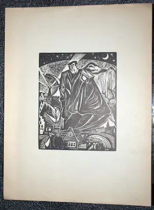 Fokko Mees - 5 houtgravures 1925, in genummerde map kopen? Bied vanaf 45!