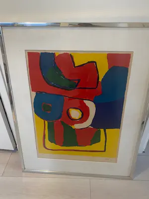 Karel Appel - kleurrijke zeefdruk kaufen? Bieten Sie von 150!