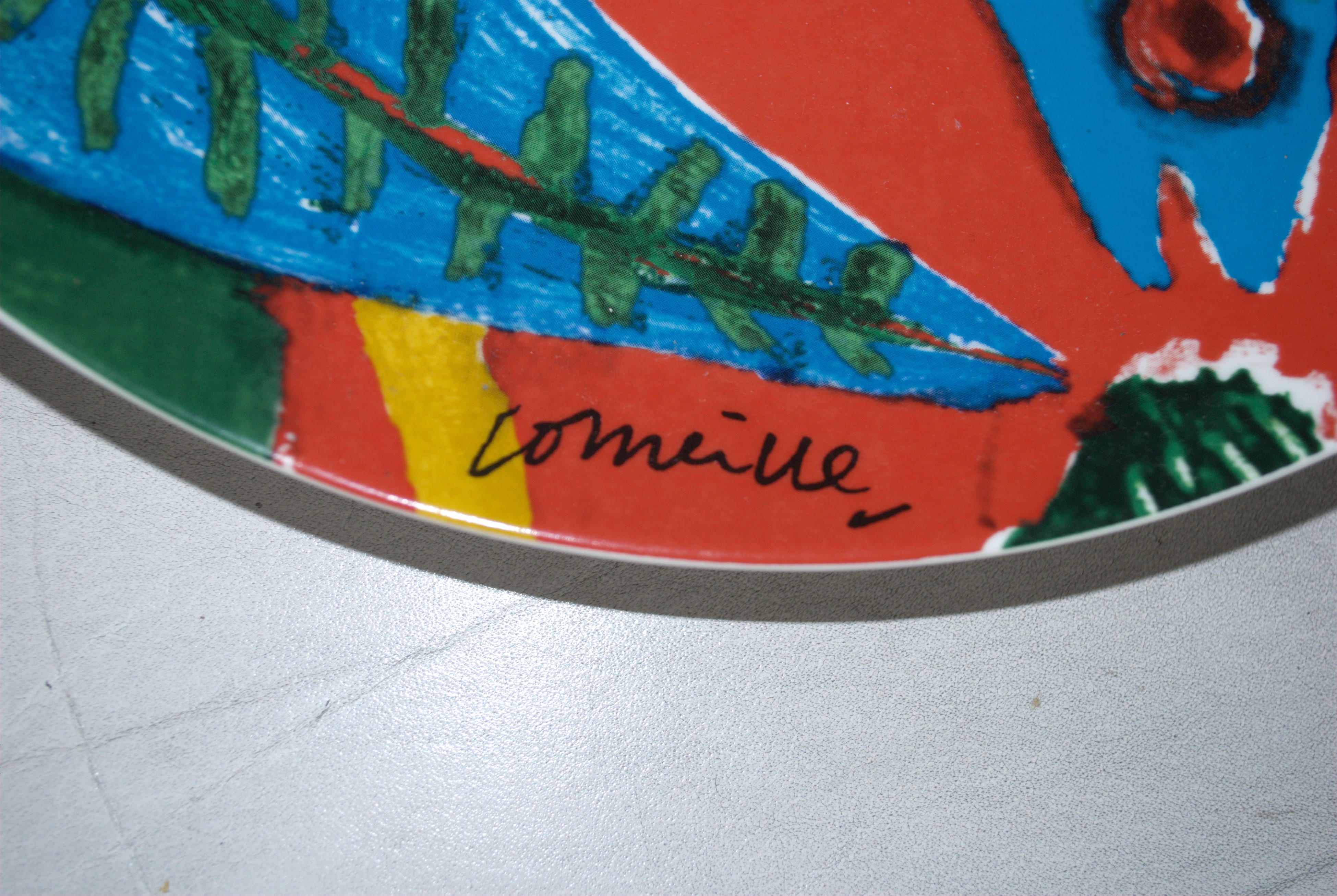 Corneille -  porseleinen bord - 'De zomer begint'  kopen? Bied vanaf 25!