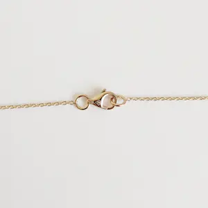 Buy 0,33 ct saffierketting met hanger? Bid from 260!