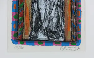 Eric Toebosch - Zeefdruk op papier, Angeli - Ingelijst kopen? Bied vanaf 35!