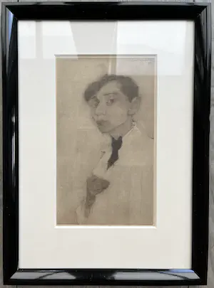 Jan Mankes - Originele Heliogravure - Zelfportret 1923 kopen? Bied vanaf 65!