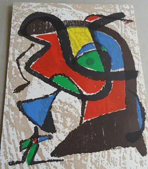 Joan Miro - Houtsnede 1973 " oplage 1.500 stuks , Lelong ,Paris kopen? Bied vanaf 129!