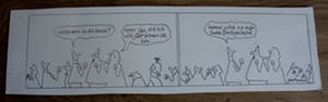 Toon van Driel - Pentekening: "Hullie" (Algemeen Dagblad) kopen? Bied vanaf 49!