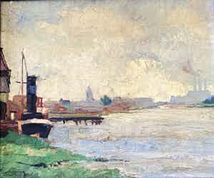 Niet of onleesbaar gesigneerd - Europese school (18de) - haven verkocht voor € 1!