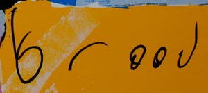 Herman Brood - grote zeefdruk: Voetbal kopen? Bied vanaf 299!