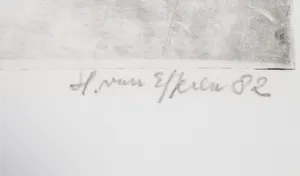 Hans van Efferen - Ets, Jim Stegeman kopen? Bied vanaf 1!