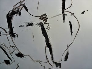 Anton Heyboer - 2 Vrouwen .Mooie krachtige schildering en aparte voorstelling . kopen? Bied vanaf 250!