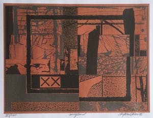 Christiaan Paul Damste - Moyland & Muur | 2 kleurenlitho's - ingelijst kopen? Bied vanaf 49!