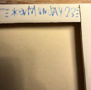 Kev Munday - Kev Munday schilderij – Dancing Flower – Origineel & gesigneerd – Met COA kopen? Bied vanaf 400!