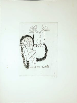 Jan Budding - Pieter Bijwaard e.a, map met 10 etsen van diverse kunstenaars kopen? Bied vanaf 200!