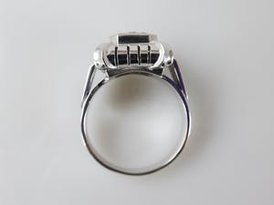 18k witgouden ring met 0.33 ct diamanten - ringmaat 18,50 mm (58) kopen? Bied vanaf 550!