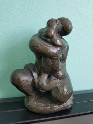 Nic Jonk - "Moeder met Kind" mooi gepatineerd aardewerk van de bekende Nic Jonk. kopen? Bied vanaf 100!