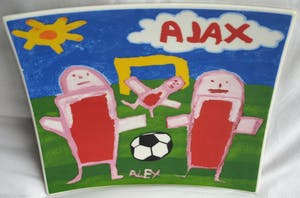 Plateelfabriek Schoonhoven N.V. - Porseleinen bord , AJAX - 2005 – doorsnede 27,5 cm kopen? Bied vanaf 1!