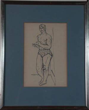 Ferdinand Erfmann - Zwemmer (Zelfportret?) kopen? Bied vanaf 70!