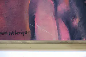 Phil Vermeer-Weterings - Olieverf op doek, Geheim en geluk - Ingelijst (Groot) kopen? Bied vanaf 100!