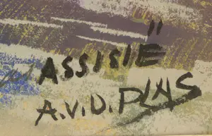 Adriaan van der Plas - Kerk te Assisi kopen? Bied vanaf 280!