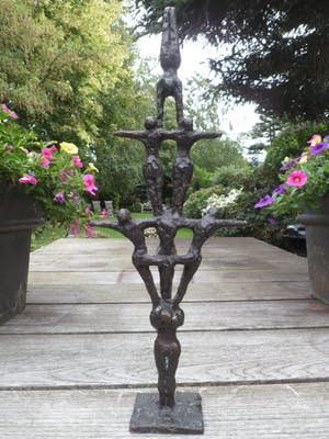 John Bier - De acrobaten groot beeld! kopen? Bied vanaf 149!