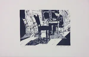 Jeroen Hermkens - Linogravures, Map met 8 linogravures Paris kaufen? Bieten Sie von 90!