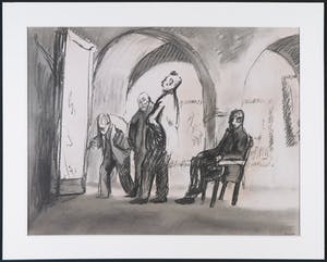 Luis Filcer - Houtskool, Art Critics kopen? Bied vanaf 1!