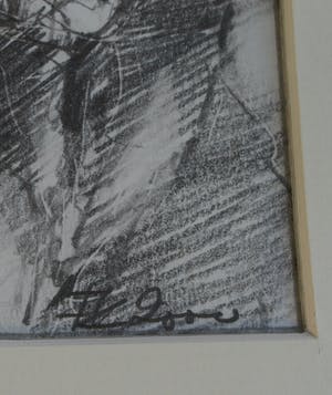 Fon Klement - Ingelijste tekening , Bloemstilleven met Rozen I - 2000 kopen? Bied vanaf 100!