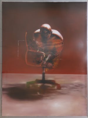 Stephan Kaluza - Olieverf op doek, in/achter mat perspex baklijst, Z.T. (Zeer groot) kopen? Bied vanaf 1!