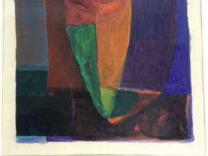 Angele Donjacour - z.t. | abstract geometrisch schilderij - ingelijst kopen? Bied vanaf 125!