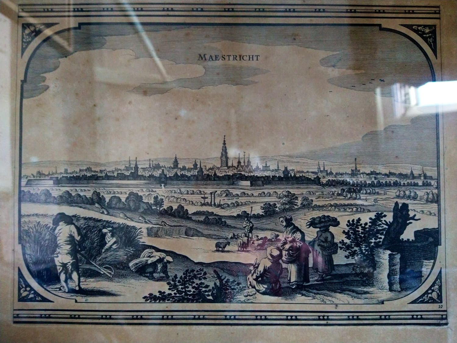 Niet of onleesbaar gesigneerd - Maestricht - oude gravure kopen? Bied vanaf 1!