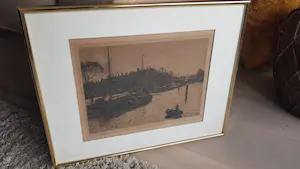 Willem Witsen - ets nr 5, handgesigneerd rechtsonder kopen? Bied vanaf 250!