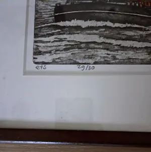 Pauline Vos - (Atelier WB10) — Ets “Oranje in het gebergte”, genummerd 29/30 + Certificaat kopen? Bied vanaf 90!