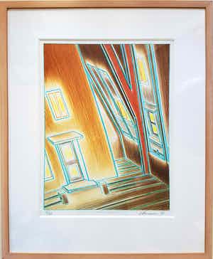 Jeroen Henneman - Het atelier in de Vossiusstraat verkocht voor € 140!