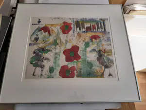 Lia van Leeuwen - Kleuren ets, nr 9815 kopen? Bied vanaf 35!