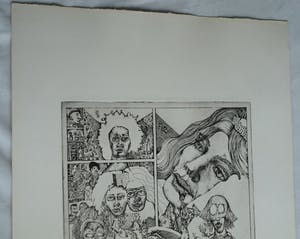 Ab Steenvoorden - Ets , Mystifikaties – Surrealistische voorstelling, 1972 - 28½ x 22 cm kopen? Bied vanaf 1!