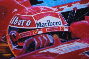 Eric-Jan Kremer - Formule I - ingelijste zeefdruk kopen? Bied vanaf 35!