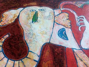 Shahid Parvez - man met olifant kopen? Bied vanaf 150!