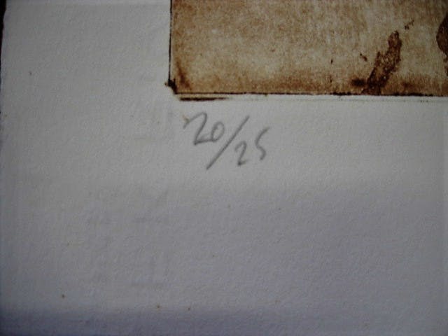 Manuel Menan - Madrileens Graficus - "Naakt voor open Raam" Zeer beperkte Oplage (25) kopen? Bied vanaf 1!