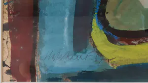 Fer Hakkaart - Hart & ogen met abstracte vormen kopen? Bied vanaf 120!