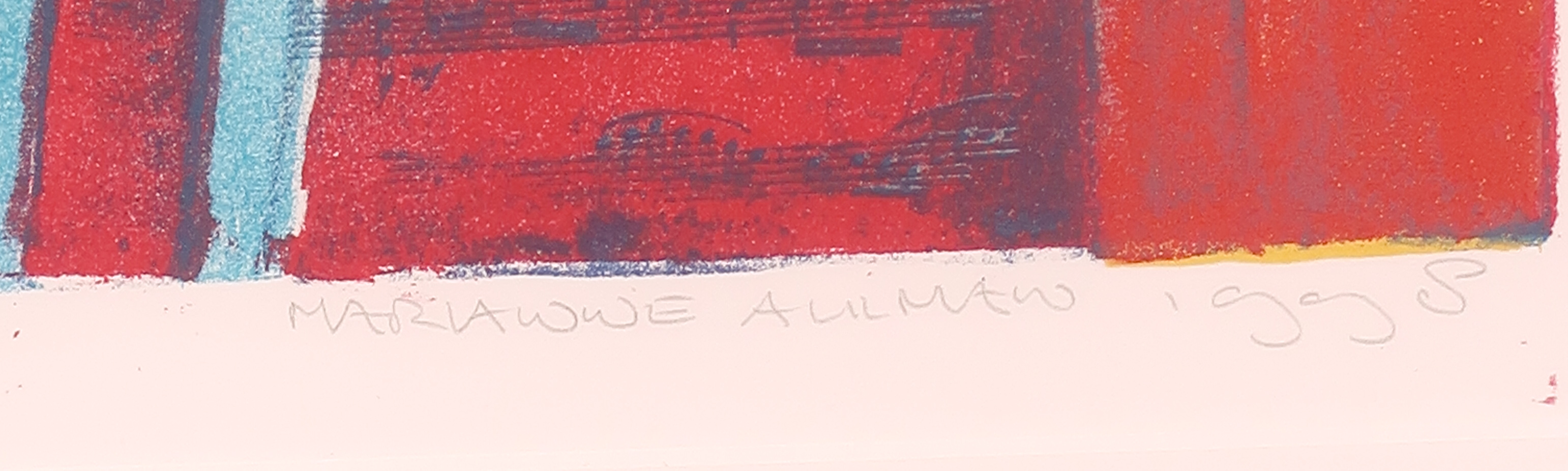 Marianne Aulman - Litho, Casa Azul II - Ingelijst kopen? Bied vanaf 20!