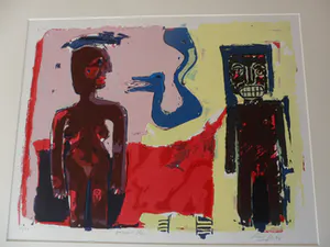 John Lie a Fo - Zeefdruk, titel. "Serpent beu". kopen? Bied vanaf 40!
