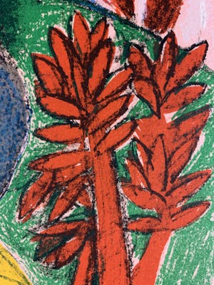 Corneille - kleurenlitho - 'Le tigre amoureux' - 1985 (Hors Commerce) kopen? Bied vanaf 299!